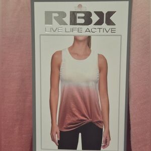 RBX | NWT | White and Pink Gradient Tank Top | XL